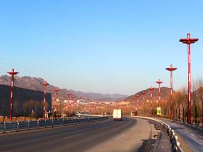 中國館大型景觀路燈生產安裝全過程
